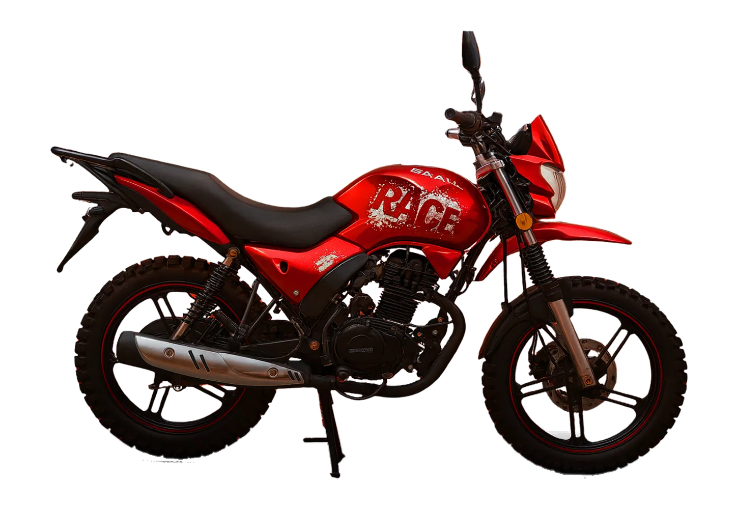 Motocicleta Mundo Moto A2-200, vista lateral
