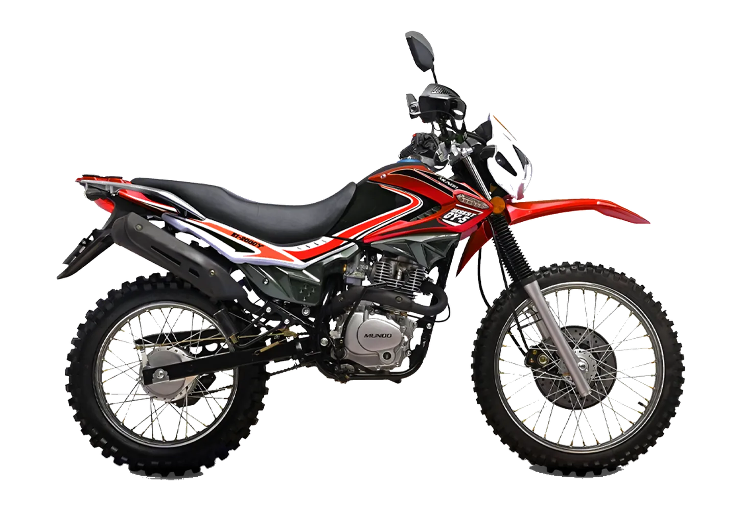 Motocicleta Mundo Moto E1-200GY, vista lateral