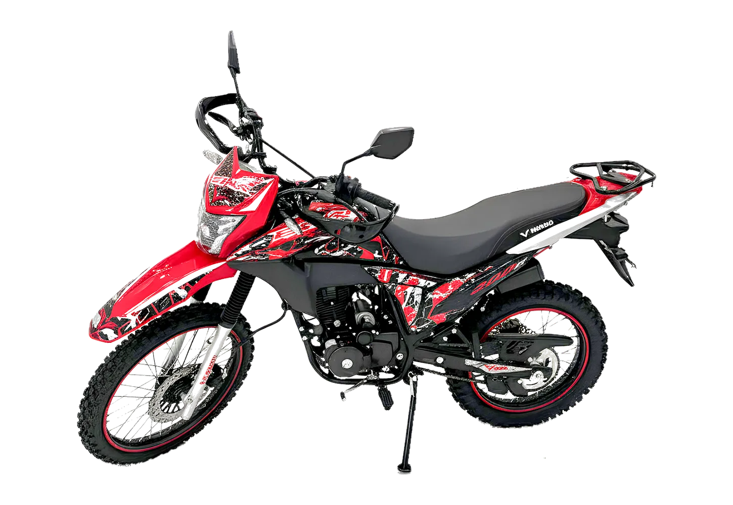 Motocicleta Mundo Moto E1-XR, vista lateral