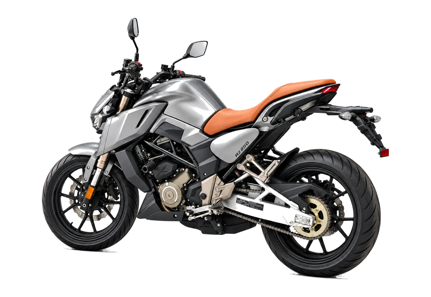 Motocicleta Mundo Moto R3-250, vista lateral